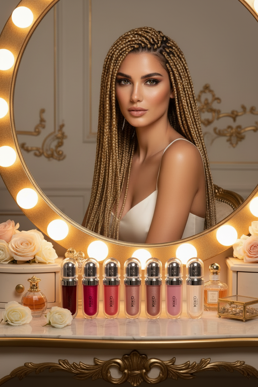 Femme brésilienne + rouge clair pailleté